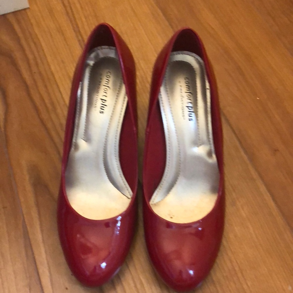Red Patent Leather Heels
